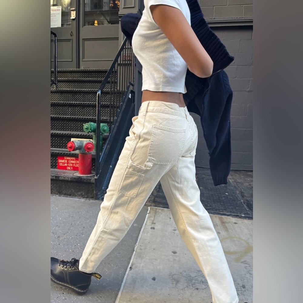Brandy Melville Milla Cargo Carpenter Utility Pants Gem